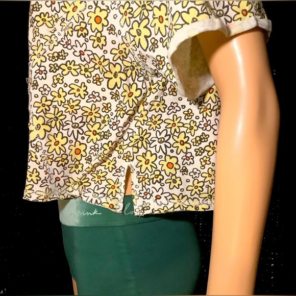 🌼Free People 🌼Sammie Stripe Cotton Crop Raglan Tee ☮️ BNWT ☮️ - Picture 8 of 16